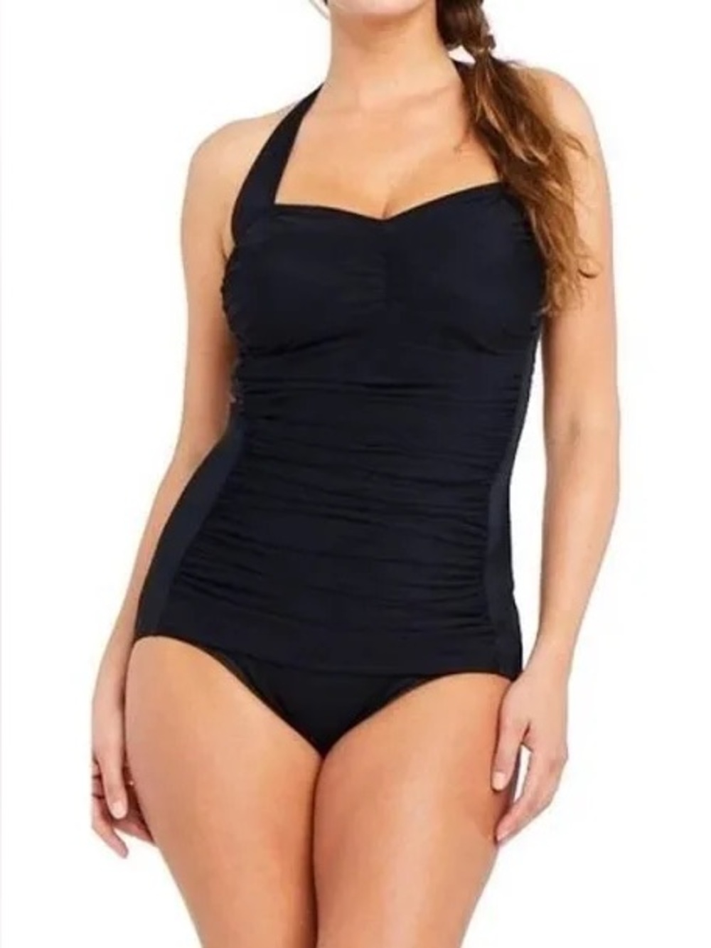 Ruby Ribbon Riviera One Piece Swimsuit in Black